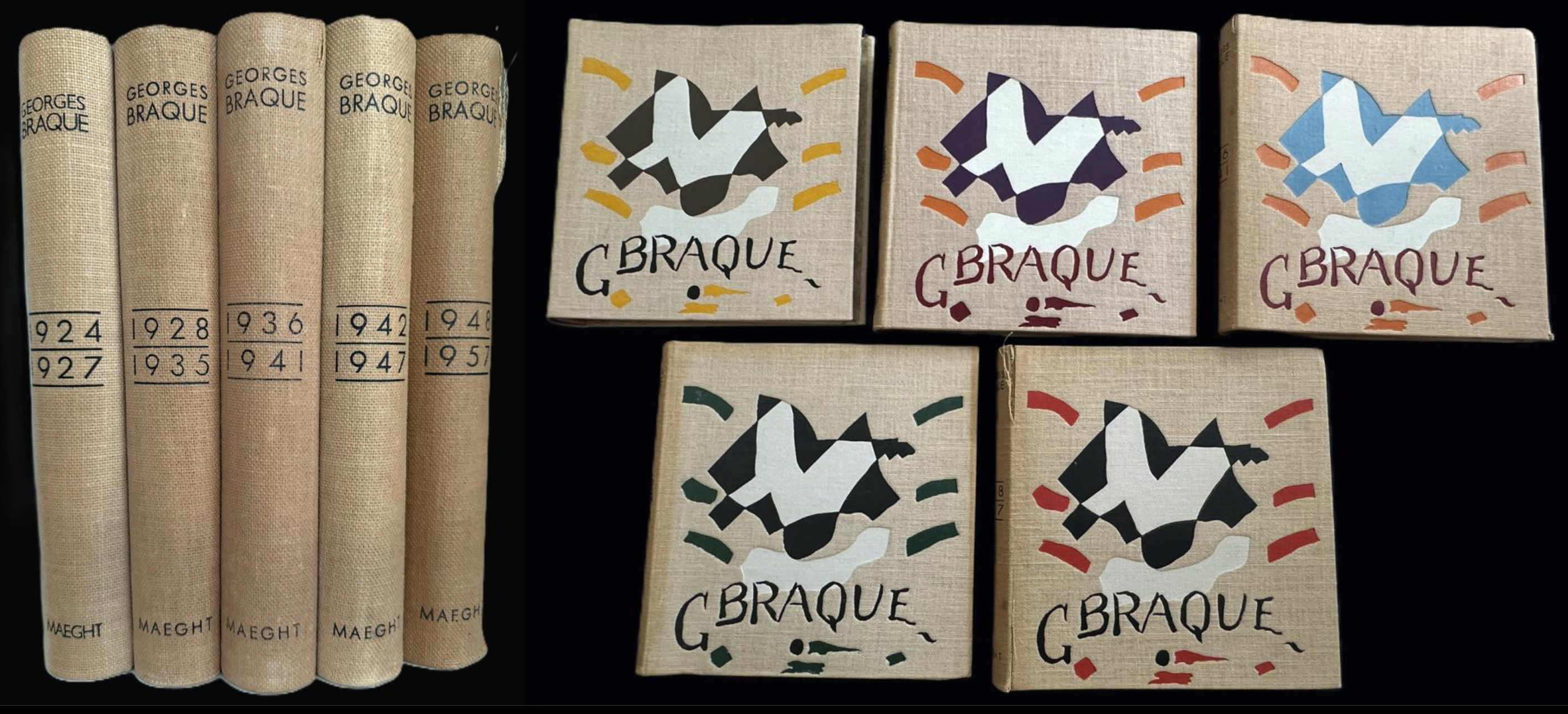 The Braque catalogue raisonne Five volumes from 1924 to 1957